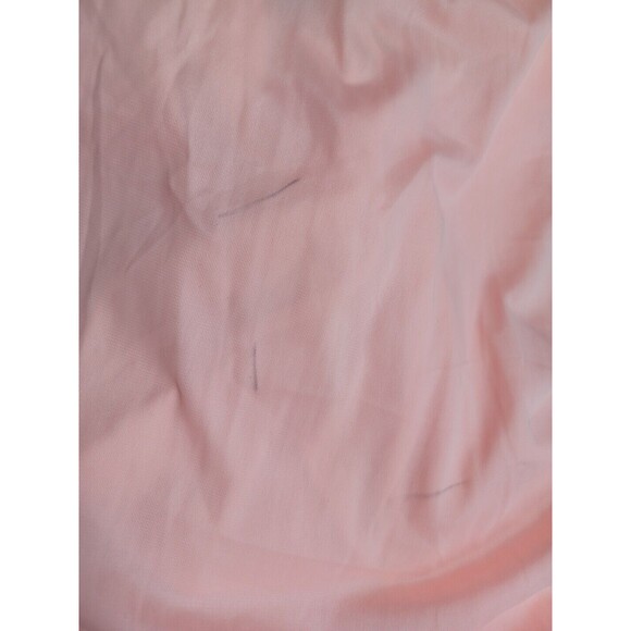 Vtg Fith Avenue Robes  Nightgown Nylon Long Flowy Gown Peach Sz S - Picture 9 of 10